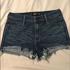 hollister jean shorts